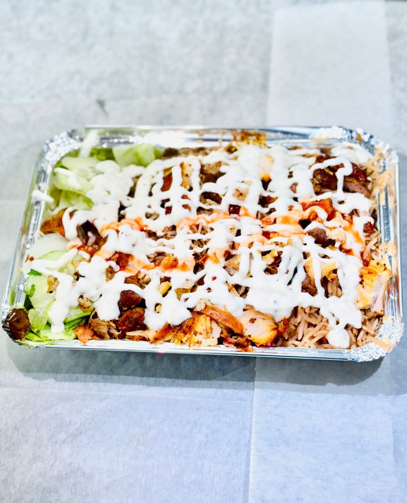 Afghan Burger & Chicken OverRice — photo 3
