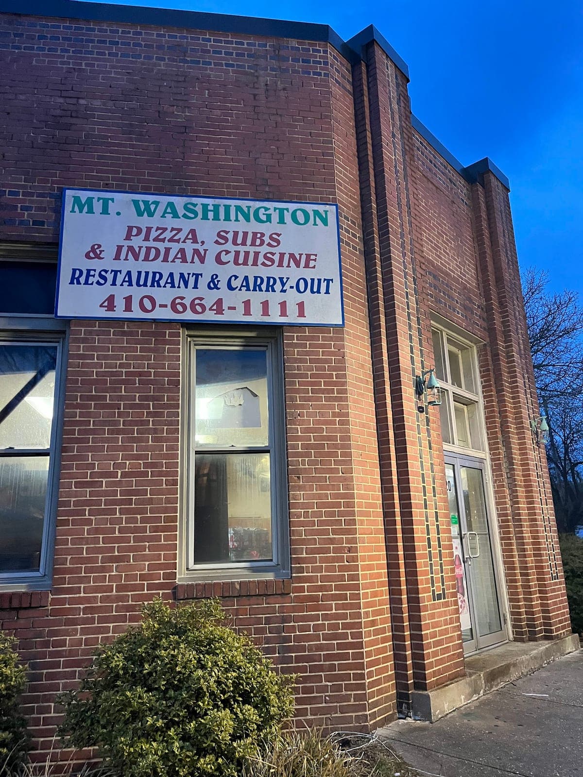Mt. Washington Pizza & Subs & Indian Cuisine — photo 2